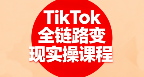 小杨老师·TikTok全链路变现实操课程-共项网