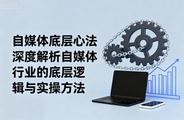 自媒体底层心法，深度解析自媒体行业的底层逻辑与实操方法-共项网