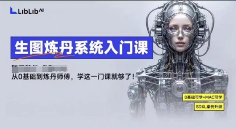 LibLibAI哩布哩布生图炼丹系统入门课，从生图到炼丹，只学这一门就够了-共项网
