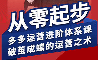 海神·拼多多运营进阶系统课(更新9月)-共项网