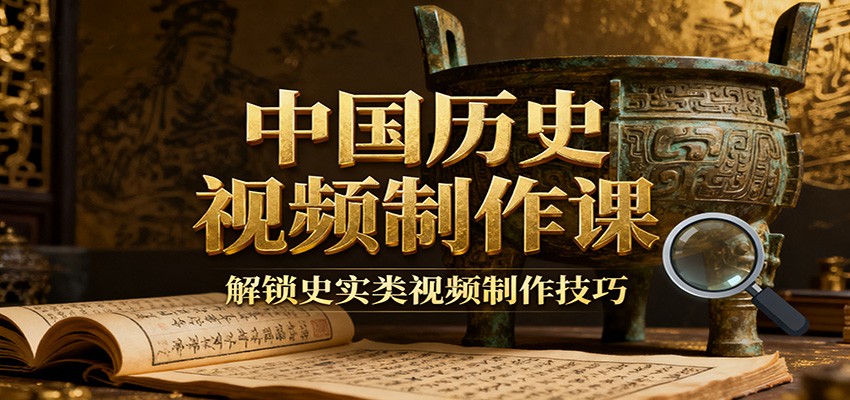 中国历史视频制作课：疆域地图集+参考文案+练习素材，解锁史实类视频制作技巧-共项网