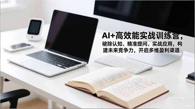 AI+高效能实战训练营，破除认知、精准提问、实战应用，构建未来竞争力，开启多维盈利渠道-共项网