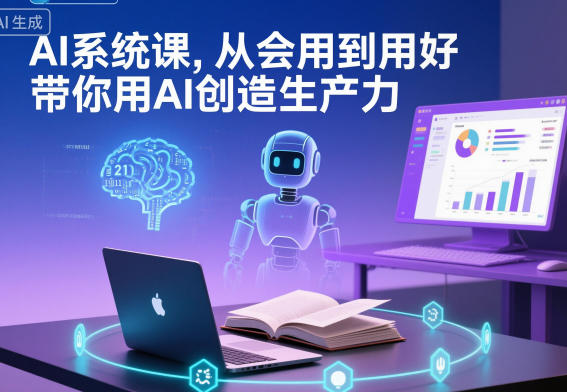 AI系统课，从会用到用好，带你用AI创造生产力-共项网