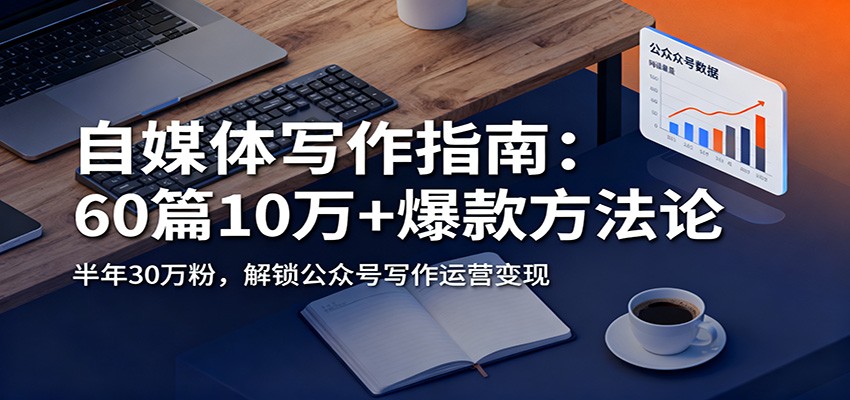 自媒体写作指南：60篇10万+爆款方法论，半年30万粉，解锁公众号写作运营变现-共项网