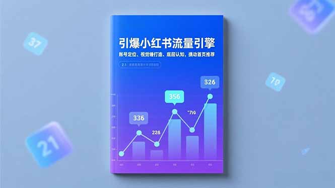 引爆小红书流量引擎，账号定位、视觉锤打造、底层认知，撬动首页推荐-共项网