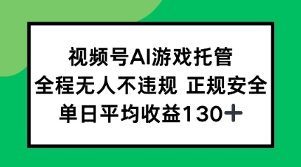 2025最新AI挂机任务，全程无人不违规，操作简单，单日平均收益130+-共项网