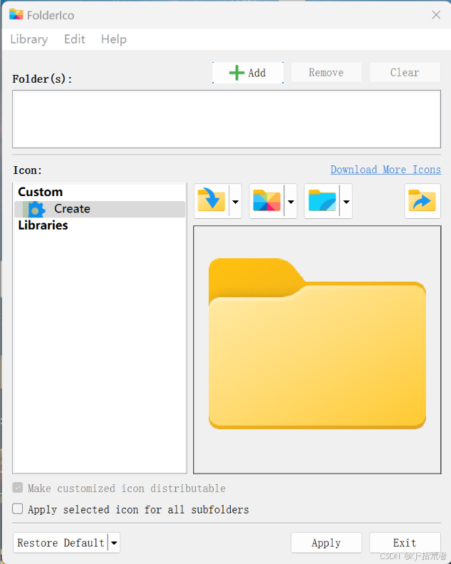 FolderIco文件夹颜色更改工具v8.1-共项网