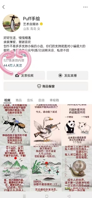 Puff手绘视频号分成项目，三天过分成计划，简单易上手，适合新手-共项网