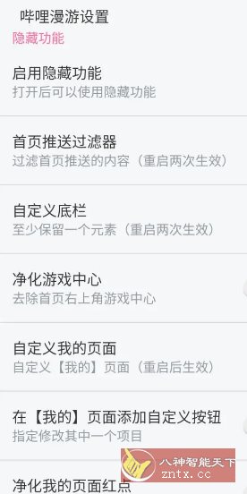 哔哩哔哩 v8.61.0内置模块-共项网