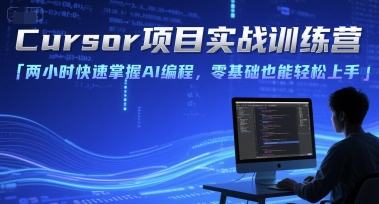 Cursor项目实战训练营，两小时快速掌握AI编程，零基础也能轻松上手-共项网