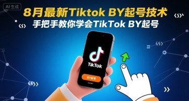 8月最新Tiktok搬运起号技术，手把手教你学会TikTok搬运起号-共项网